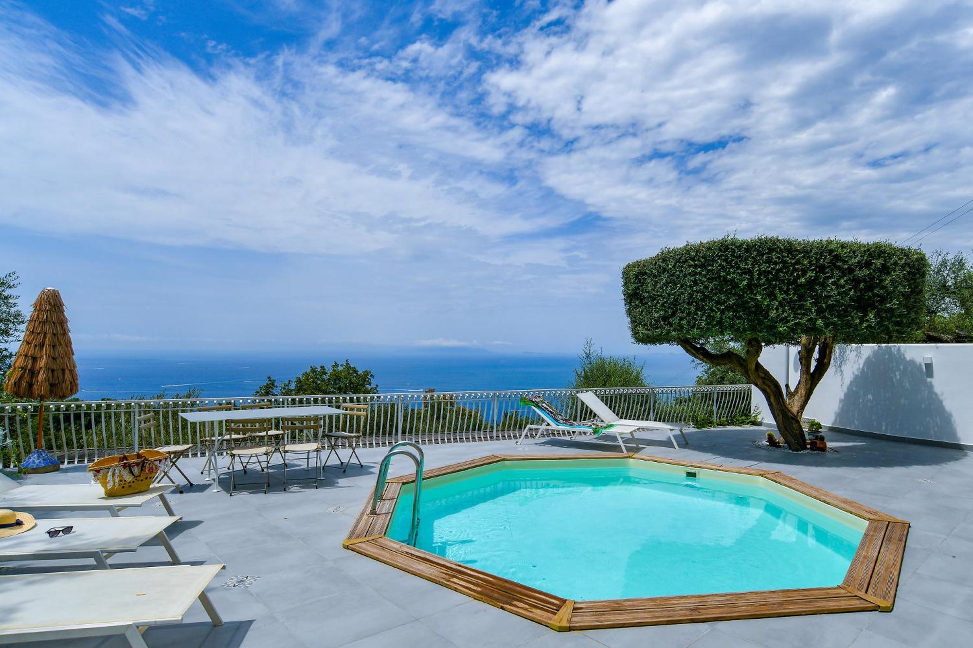 Villa Venus In Penisola Sorrentina Massa Lubrense Exterior foto